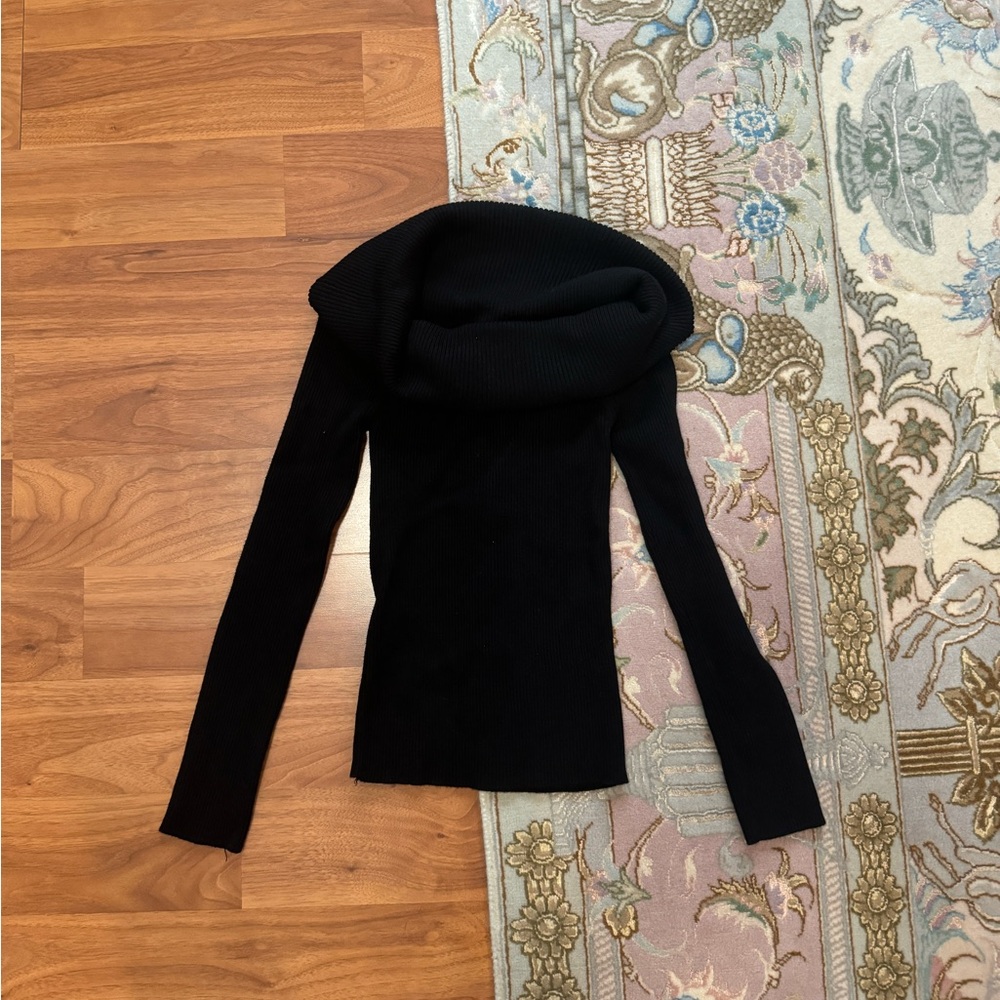 Black Off the Shoulder Top
